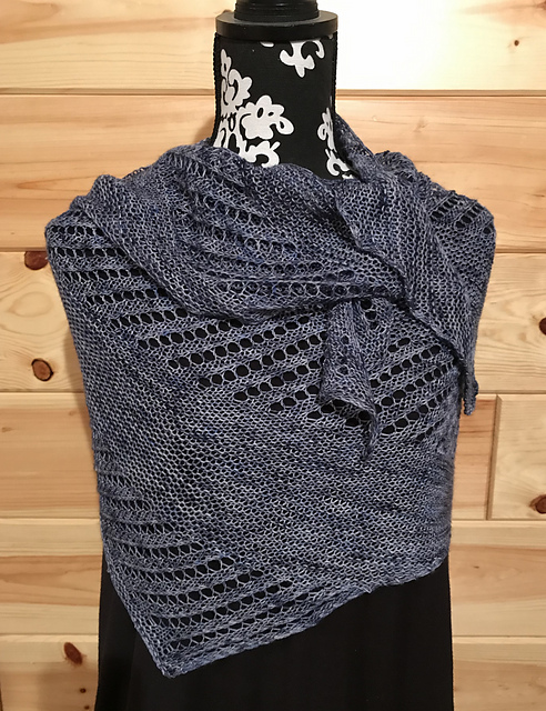 blue jean saturday shawl