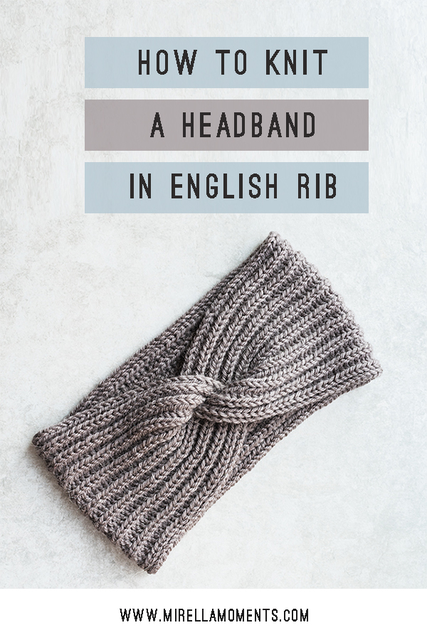 This Easy Ribbed Headband Knitting Pattern Has a Fun Twist – Knitting