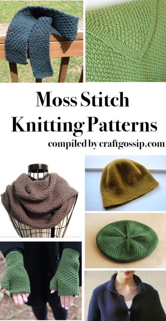 Moss Pattern Pat Moss Stitch Knitting Patterns – Knitting