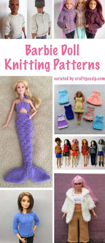 Barbie Doll Clothes Knitting Patterns  Knitting
