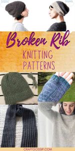 Broken Rib Knitting Patterns – Knitting