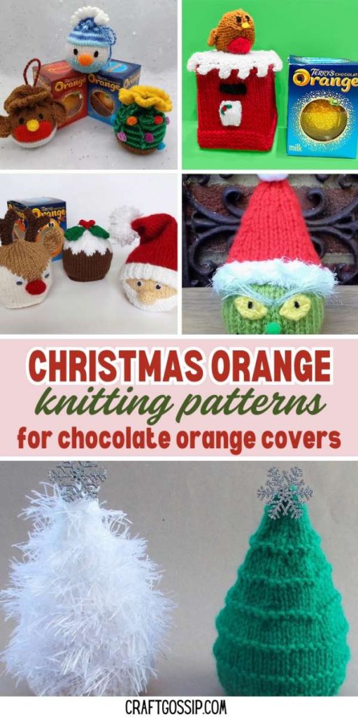 diy Orange O-Neck cozy Knitted Dress Winter main image 0