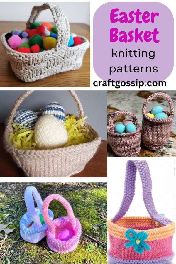 Easy Easter Basket Knitting Patterns