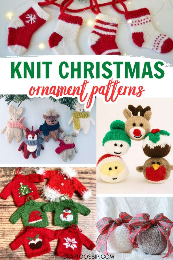 An Array of Knit Christmas Ornaments – Knitting