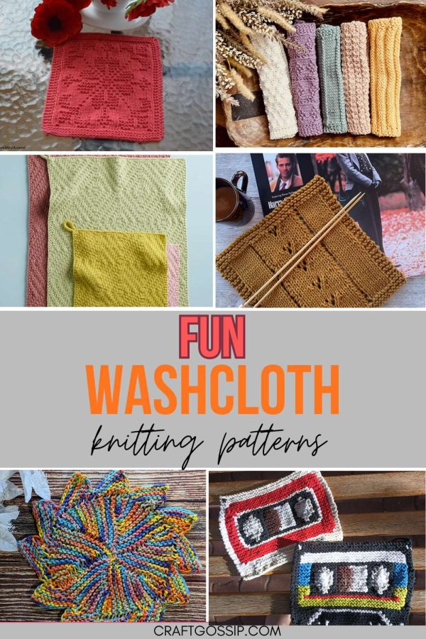 Knit Washcloths for Spring Cleaning