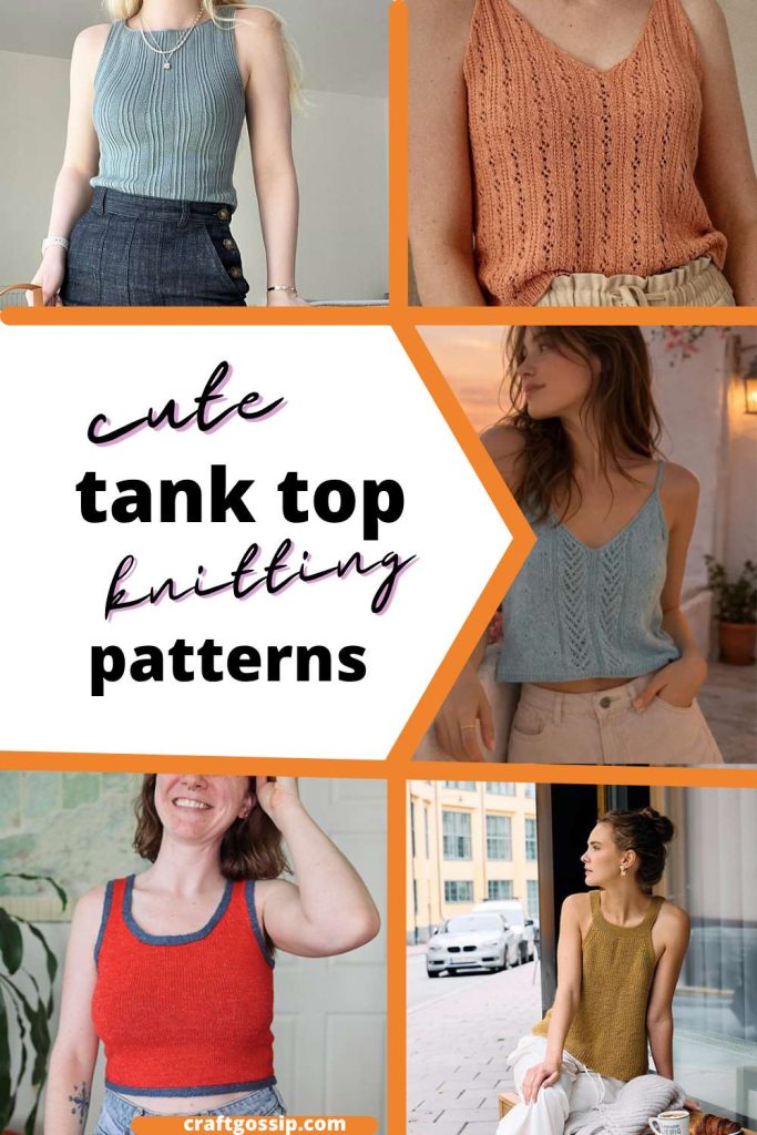 Pretty Tank Top Knitting Patterns to Keep You Cool
