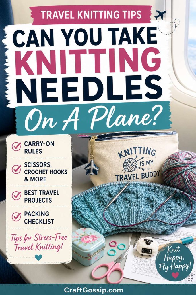 Can You Take Knitting Needles On A Plane? Carry-On Rules For Traveling Knitters