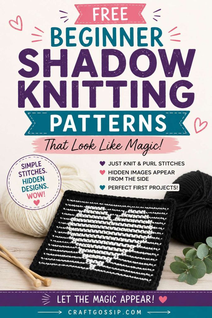 Beginner Shadow Knitting Patterns That Look Like Magic