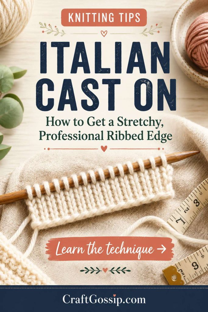 Italian Cast On Knitting: How To Get That Perfect Stretchy Ribbed Edge